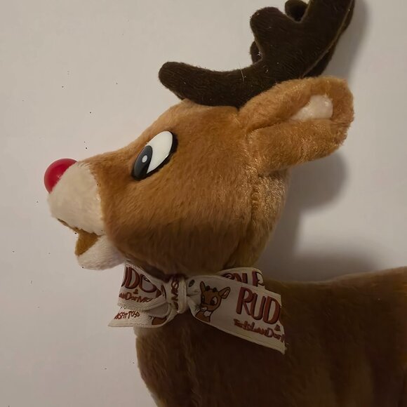 Rudolph 50th anniversary plush, 1999, 10" tall - Picture 4 of 5